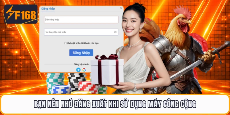 Bạn nên nhớ đăng xuất khi sử dụng máy công cộng